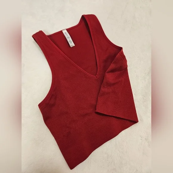 Athleta Aurora Seamless Crop Rib Tank - Picture 4 of 8